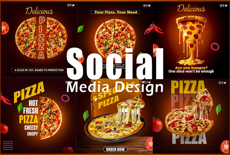 Pizza Social Media Designs